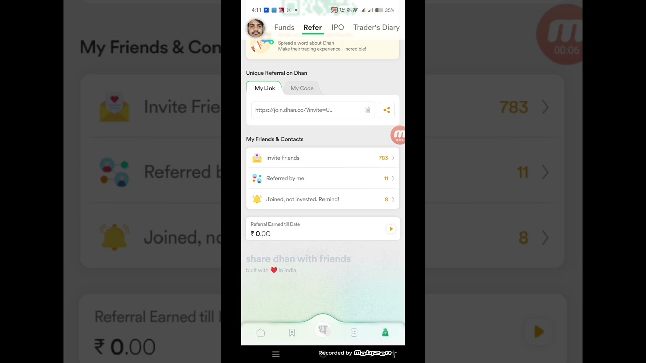 Dhan app referral code 2025 | Dhan app account opening refer code
