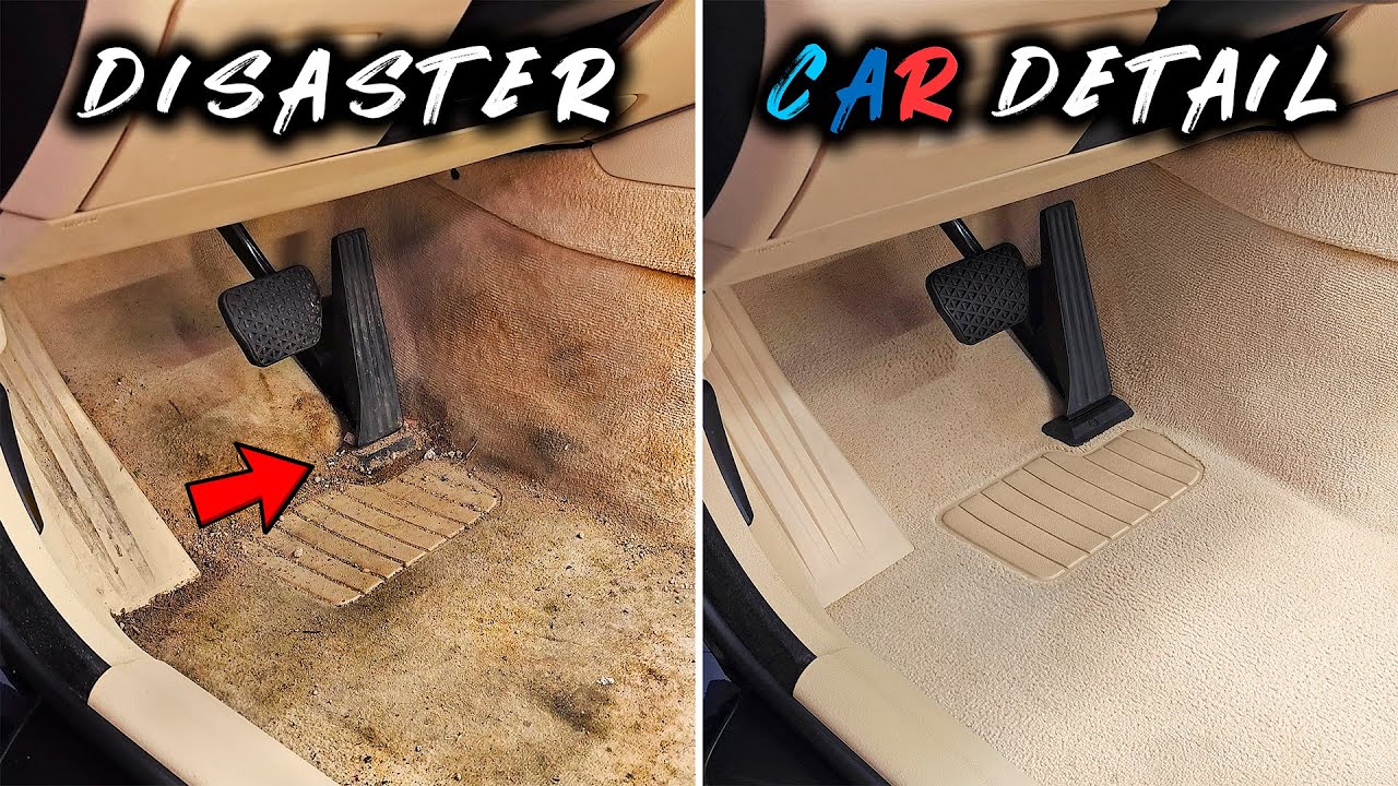 Cleaning the NASTIEST Interior in BLOOD of a BMW 5 Series F10