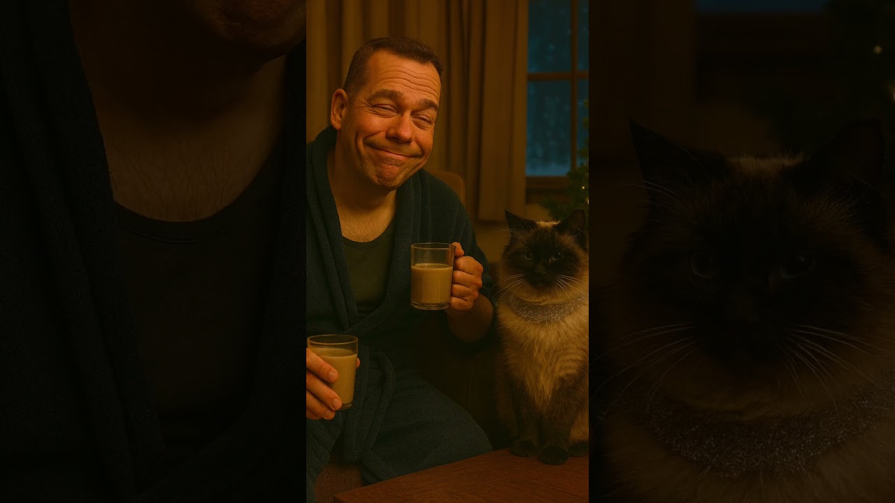 Funny Christmas cat chaos with Giz 🤣🎄 New Ivory Haven music out now! 