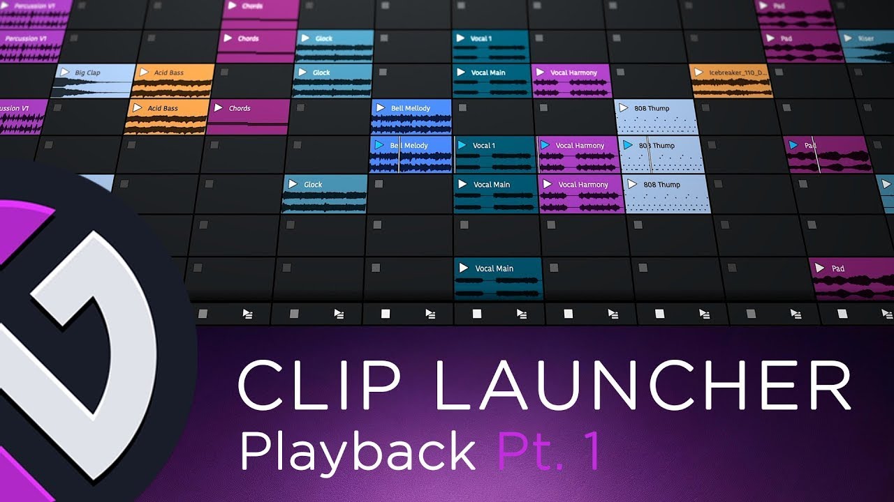 Waveform 13 | Clip Launcher: Часть 1 - Воспроизведение