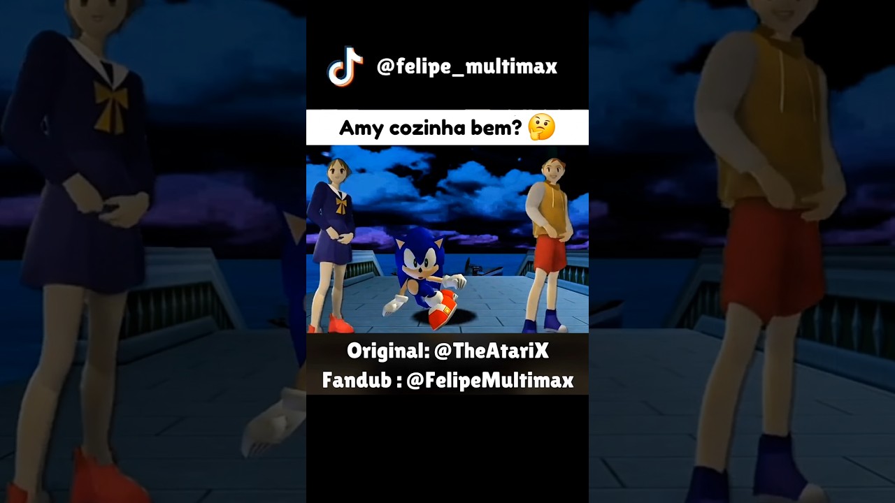 Amy Rose cozinha bem? 🤔 #memes #sonic #foryou #shorts #shortvideo #edit #tails #felimultimax #phonk