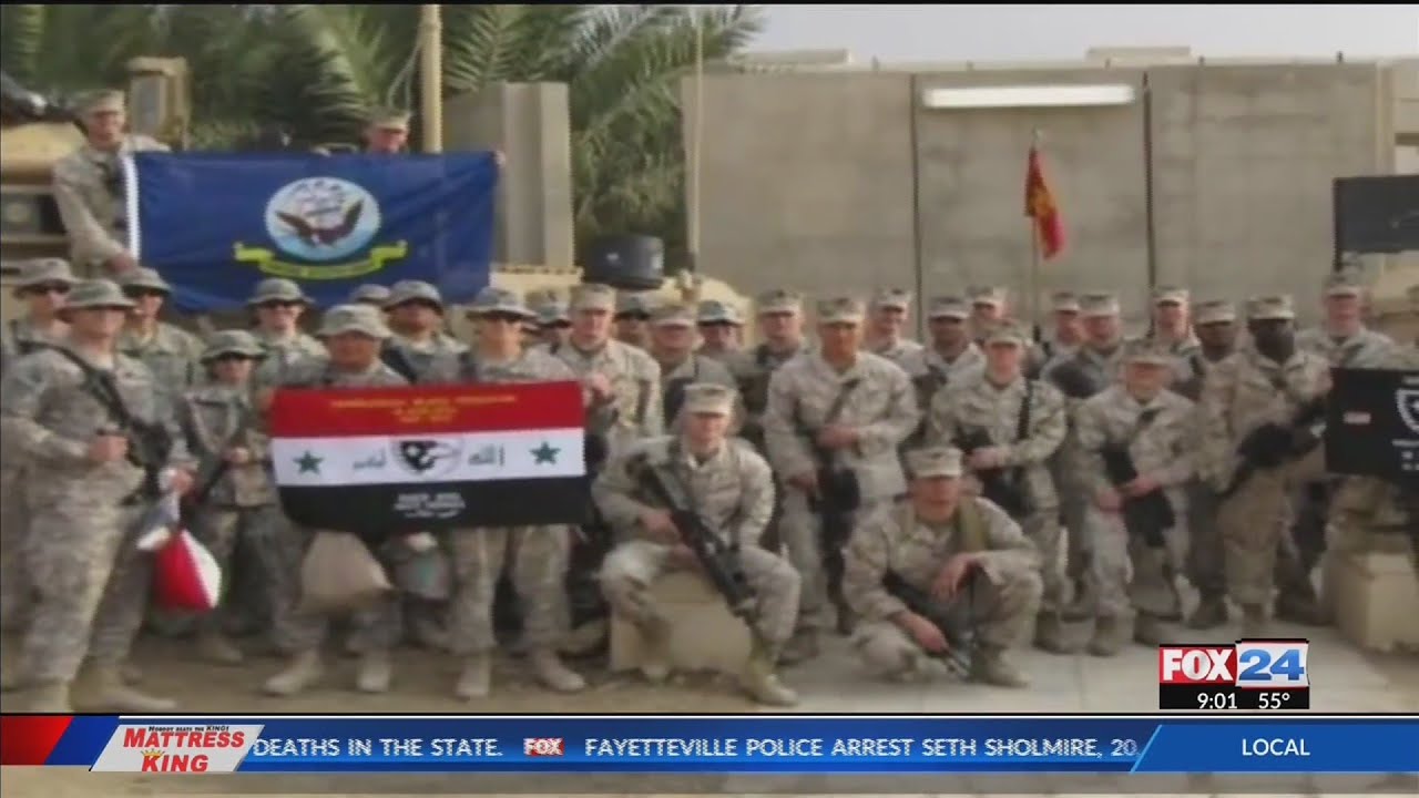 Fox 24 News NWA veterans reflect on time stationed at Al-Asad Airbase in Iraq