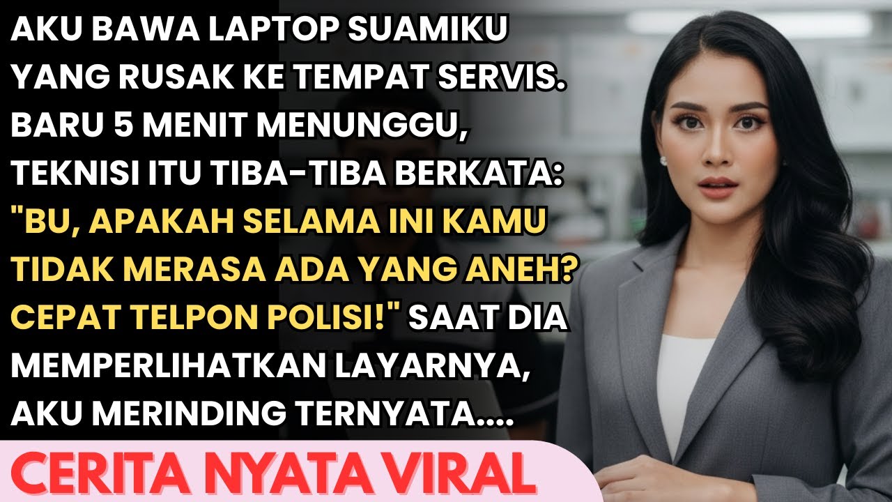 AKU BAWA LAPTOP YANG RUSAK UNTUK PERBAIKI - TIBA2 TUKANG SERVICE MENYURUHKU TELPON POLISI, TERNYATA