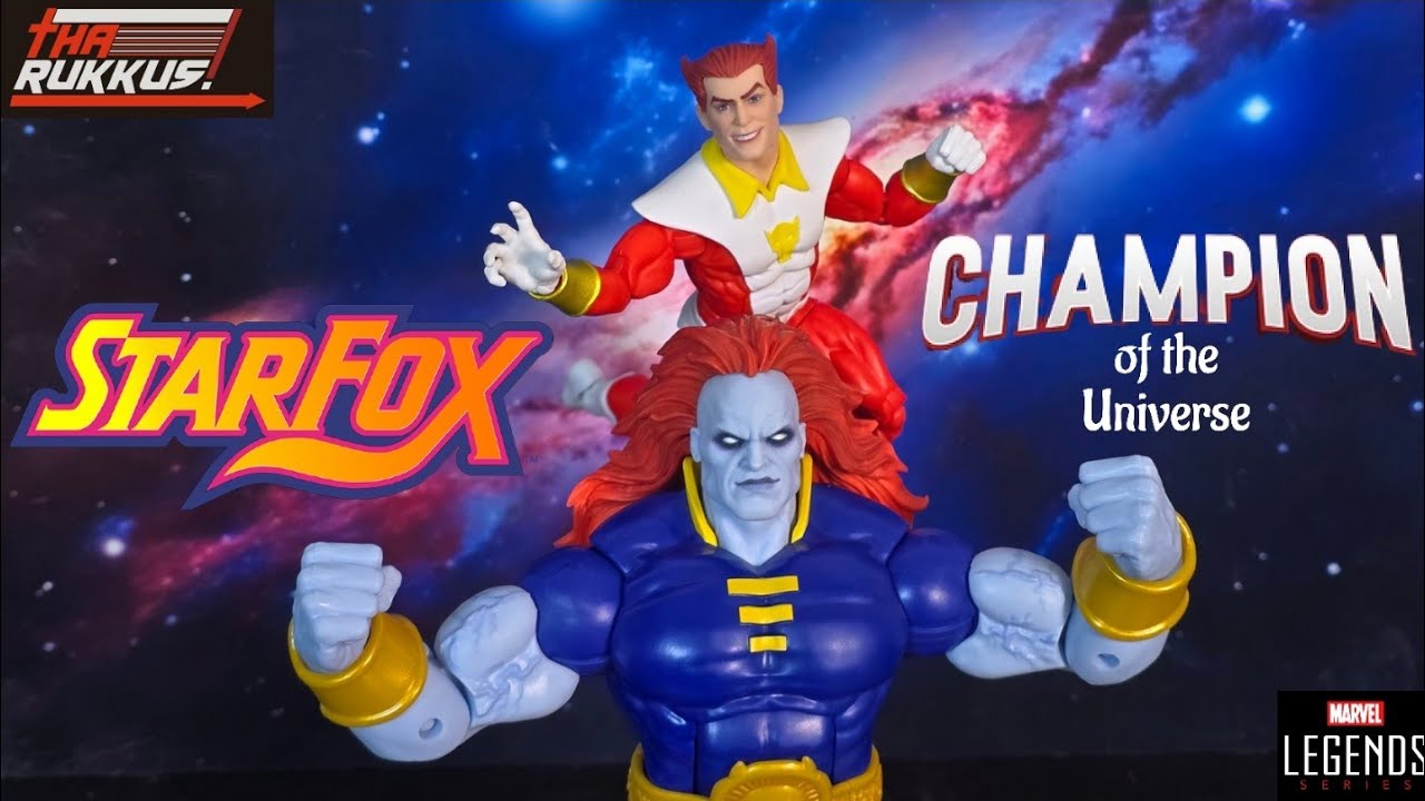Marvel Legends Starfox & The Champion of the Universe 2 Pack Figure Review