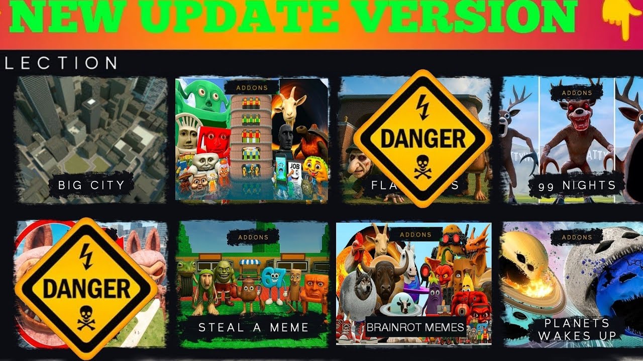 Nextbots in playground mod updated new steal a meme italian brainrot characters 😱 chasing nextbots 🔥