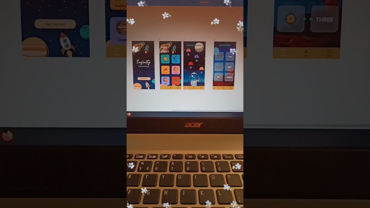 Kids App UI Design #shorts