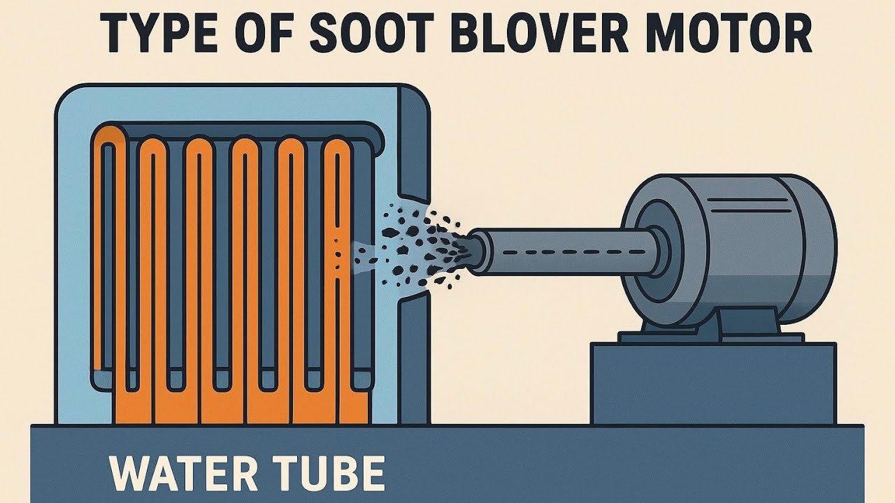 Types of Soot Blower Motors in Boilers Explained