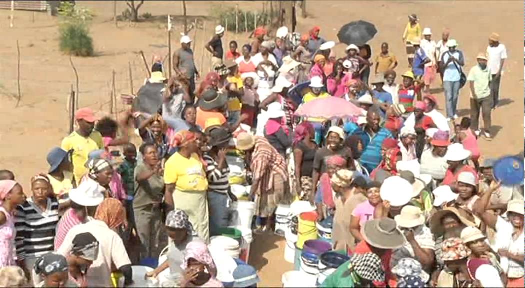 The water crisis in Senekal, Free State caused blockage in the sewage pipes