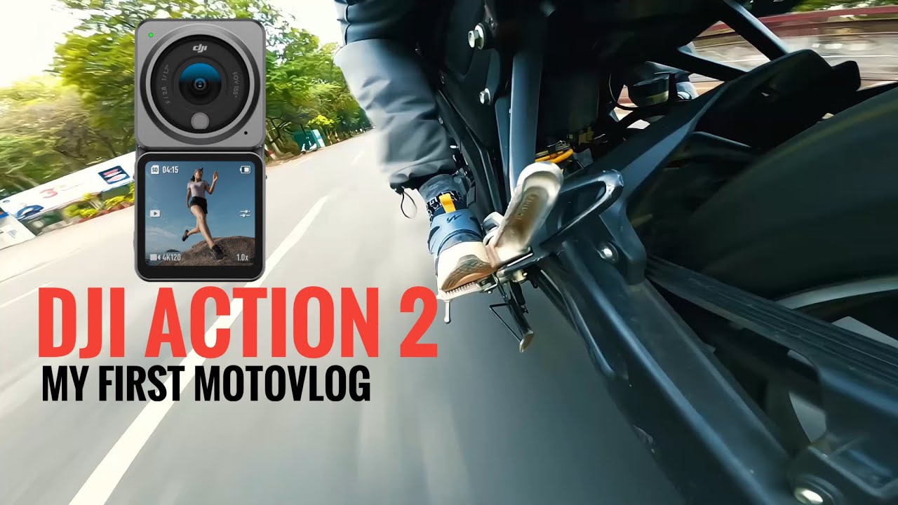 Dji Action 2 | My first Motovlog ❤️ | Bhilai Durg Jagdalpur