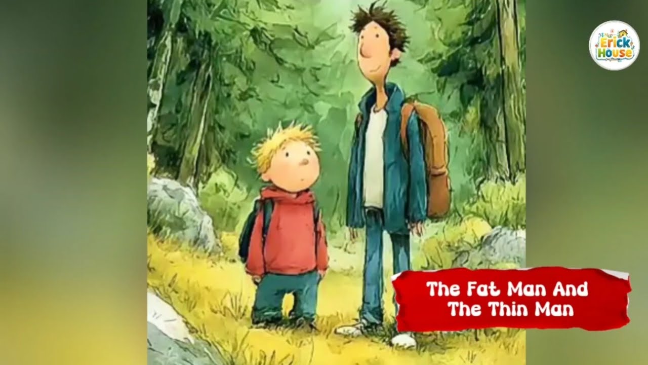 The Fat Man and The Thin Man!  A BIG Lesson About True Friends! Educational Games 