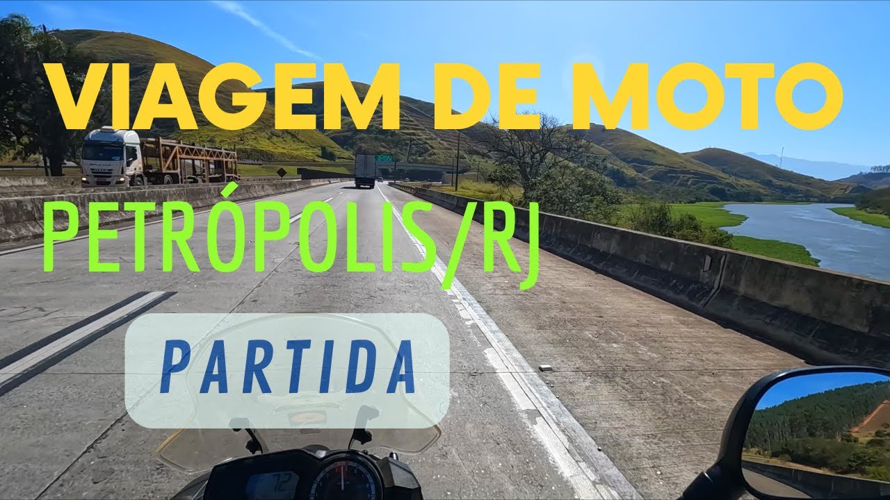 Viagem de Moto para Petrópolis/RJ – Parte 1 -  Partida