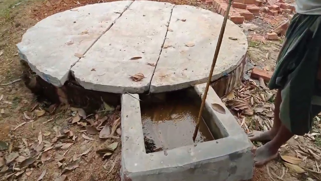 বায়োগ্যাসে গ্যাস হওয়ার পরে কেমন করে গোবর বাইর হয়