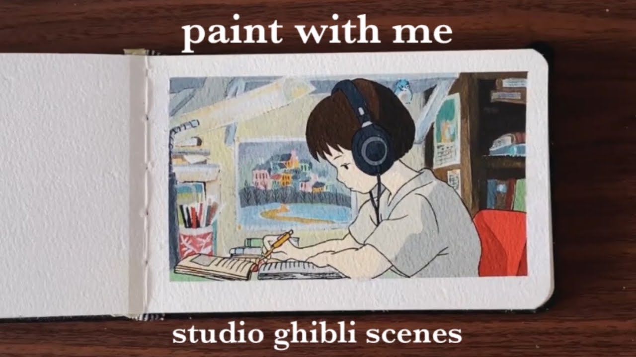 Paint With Me - Studio Ghibli (Whisper of the Heart) 🎨✨