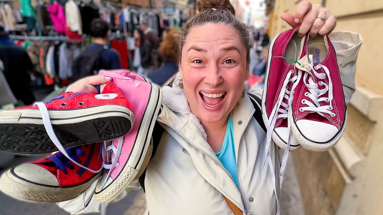 Thrifting Christmas Clothes at Valencia’s Street Markets! 🎄🛍️ | Vlogmas Day 13