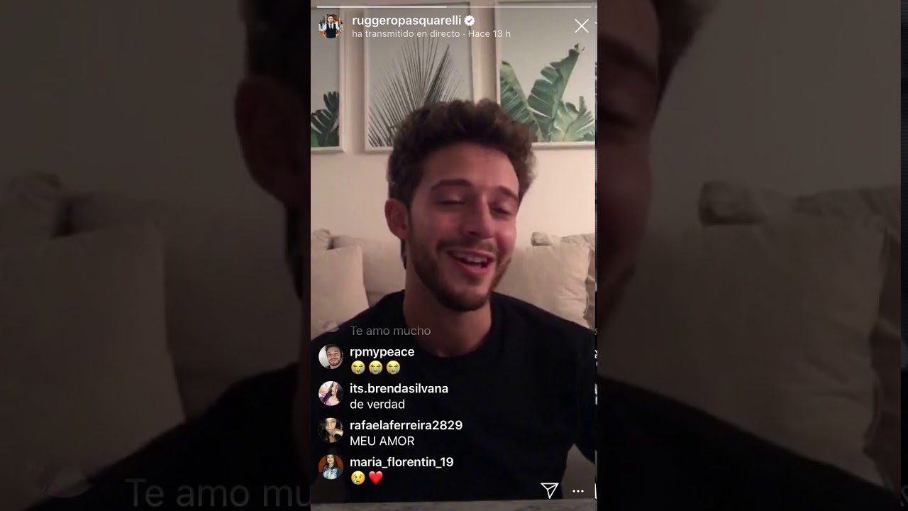Ruggero Pasquarelli en directo que llora que le caselaron sus conciertos 💔