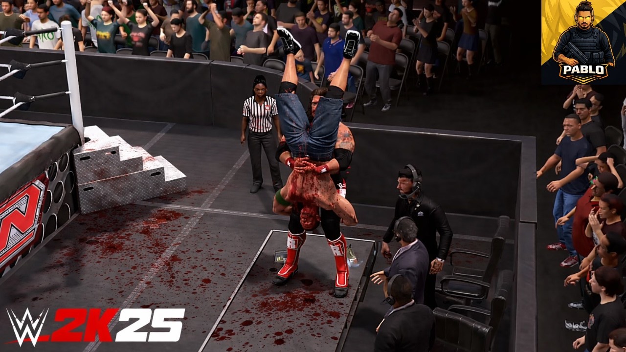 Edge VS John Cena | I Recreated the Most BRUTAL Last Man Standing Match Ever 💥| #wwe2k25  #edge