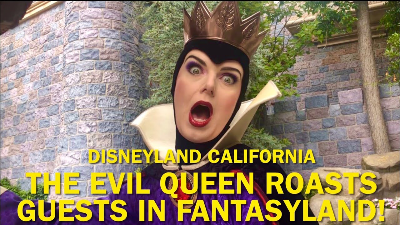 The Evil Queen ROASTS Guests in Fantasyland and Shares Her Halloween Plans! Disneyland 2023 #disney