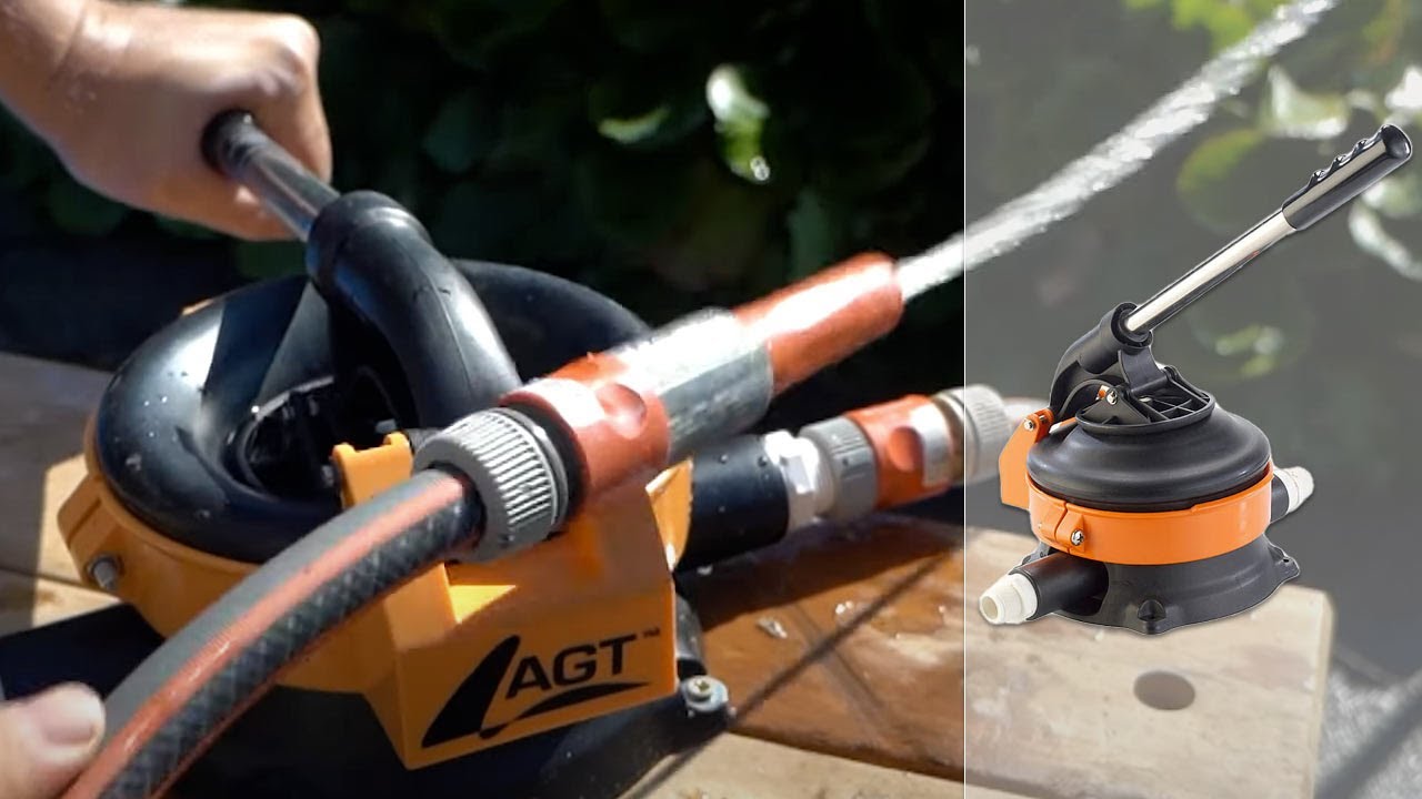Pompe à eau manuelle AGT sans électricité [PEARLTV.FR]