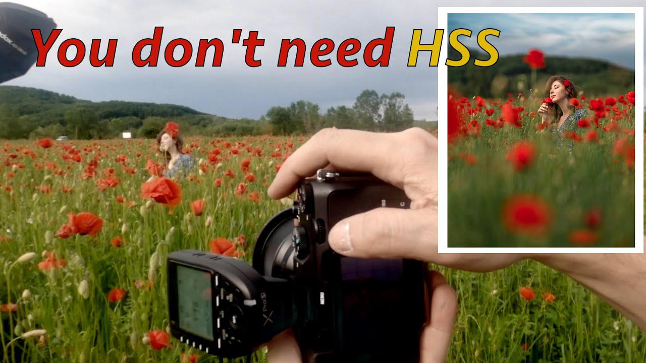 Portrait shoot in POPPY FIELD  I used the new FREEWELL World's 1st Versatile  magnetic filter VND