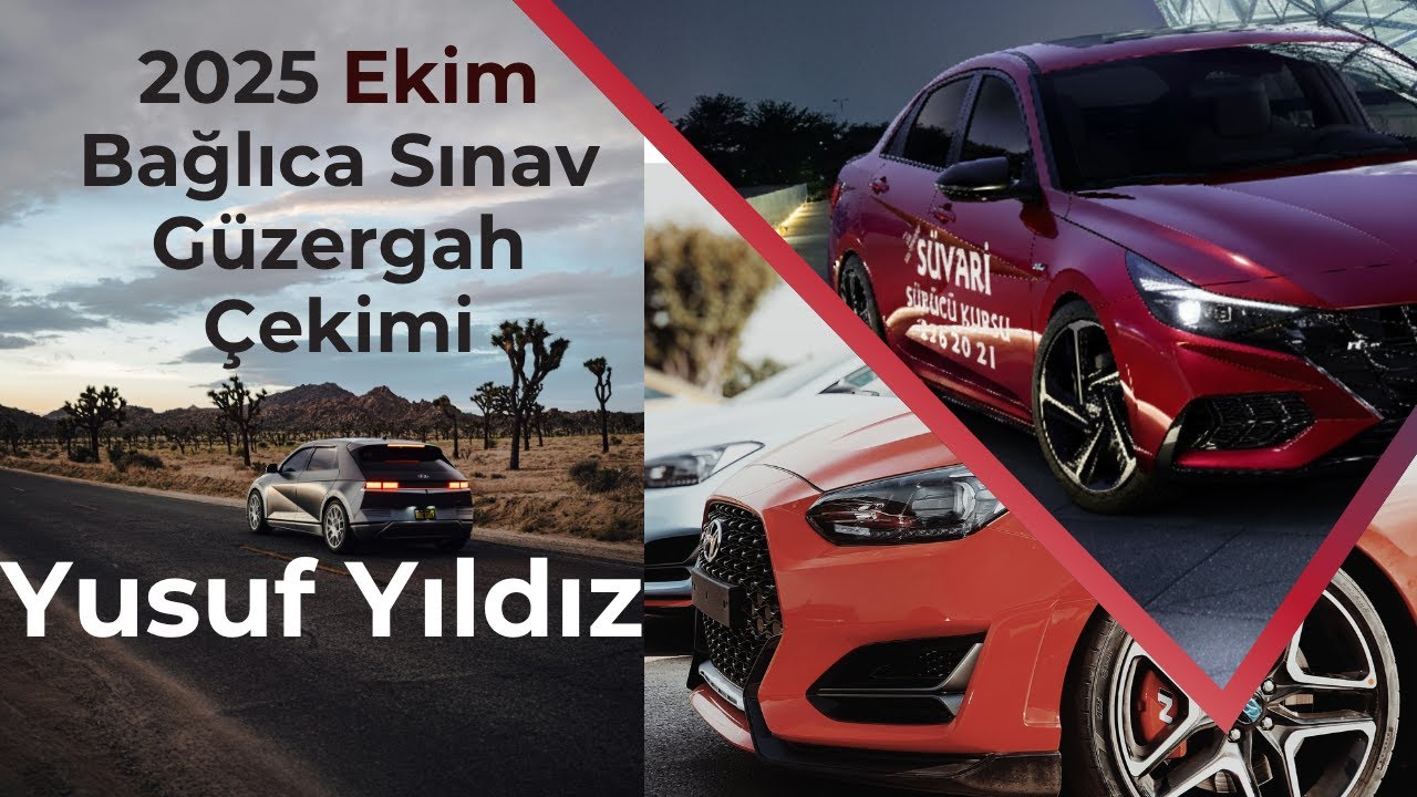 2025 Ekim Sınav Parkuru Çekim Videosu (Orijinal Sınav Dubalarıyla Yapılan Çekimdir)