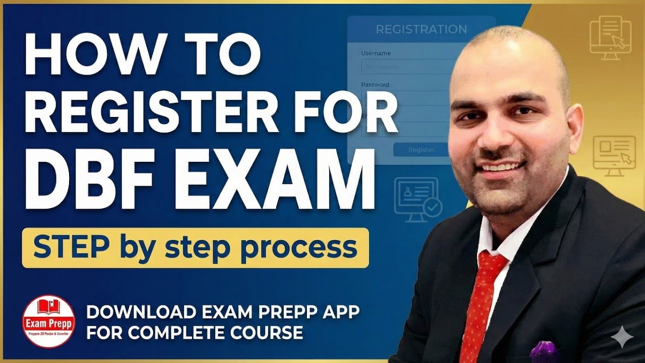 🎓 DBF Exam Registration Process (Nov 2025 Cycle) #dbf #examprepp #bankingexams #jaiib