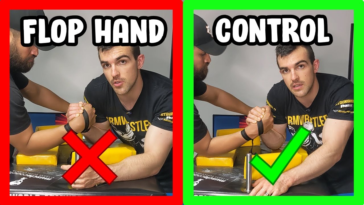 Hand Control in a Flop Press