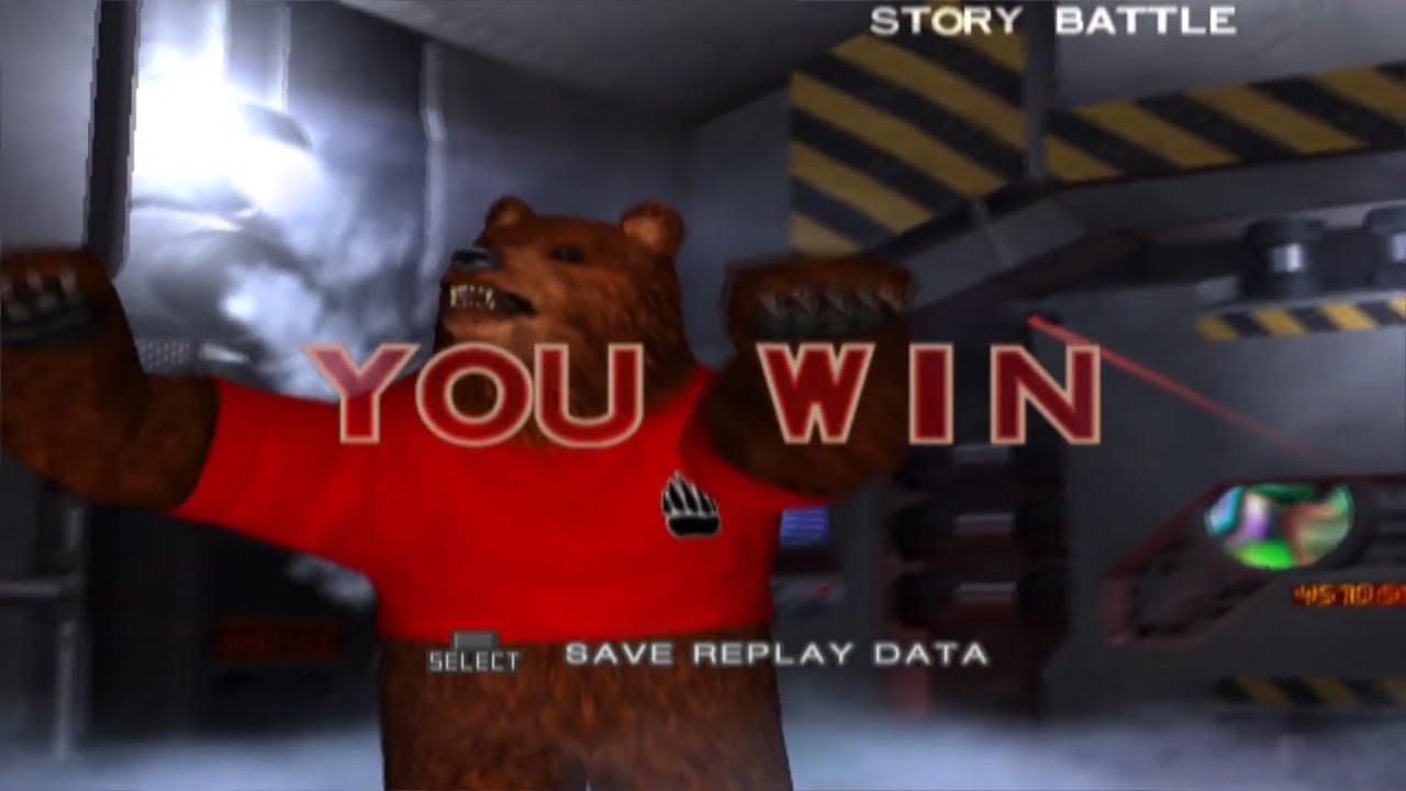 Tekken 4 | Kuma | Story Mode | HD | 60 FPS
