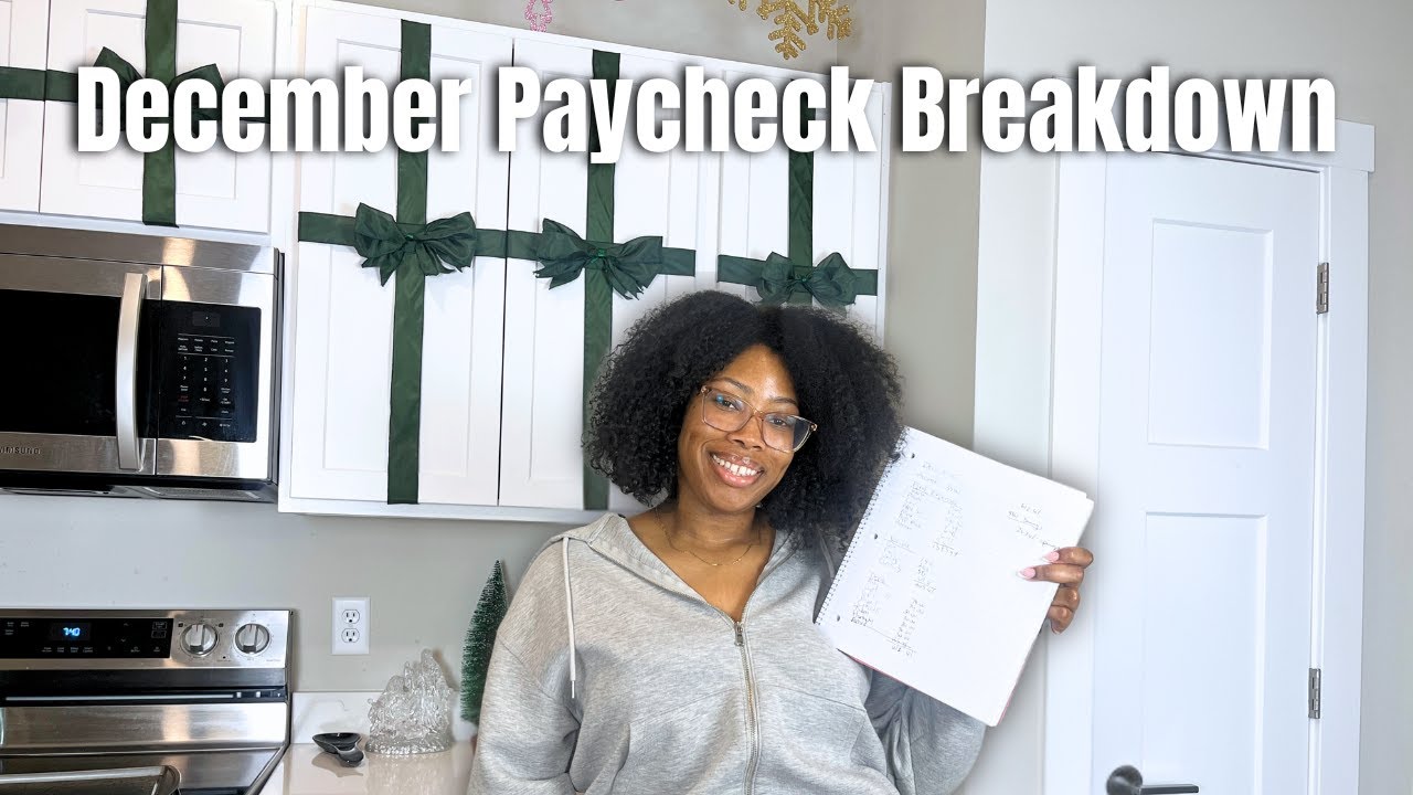 Budget With Me: December Paycheck 1 | Realistic Spending, Holiday Budgeting + Student Loan Update