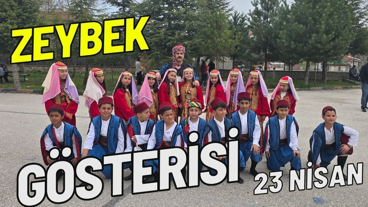 23 Nisan'da Harika Bir Zeybek Gösterisi/ Eğitmen ve Öğrenciler Gerizlerbaşı Zeybeği Nasıl Oynanır?