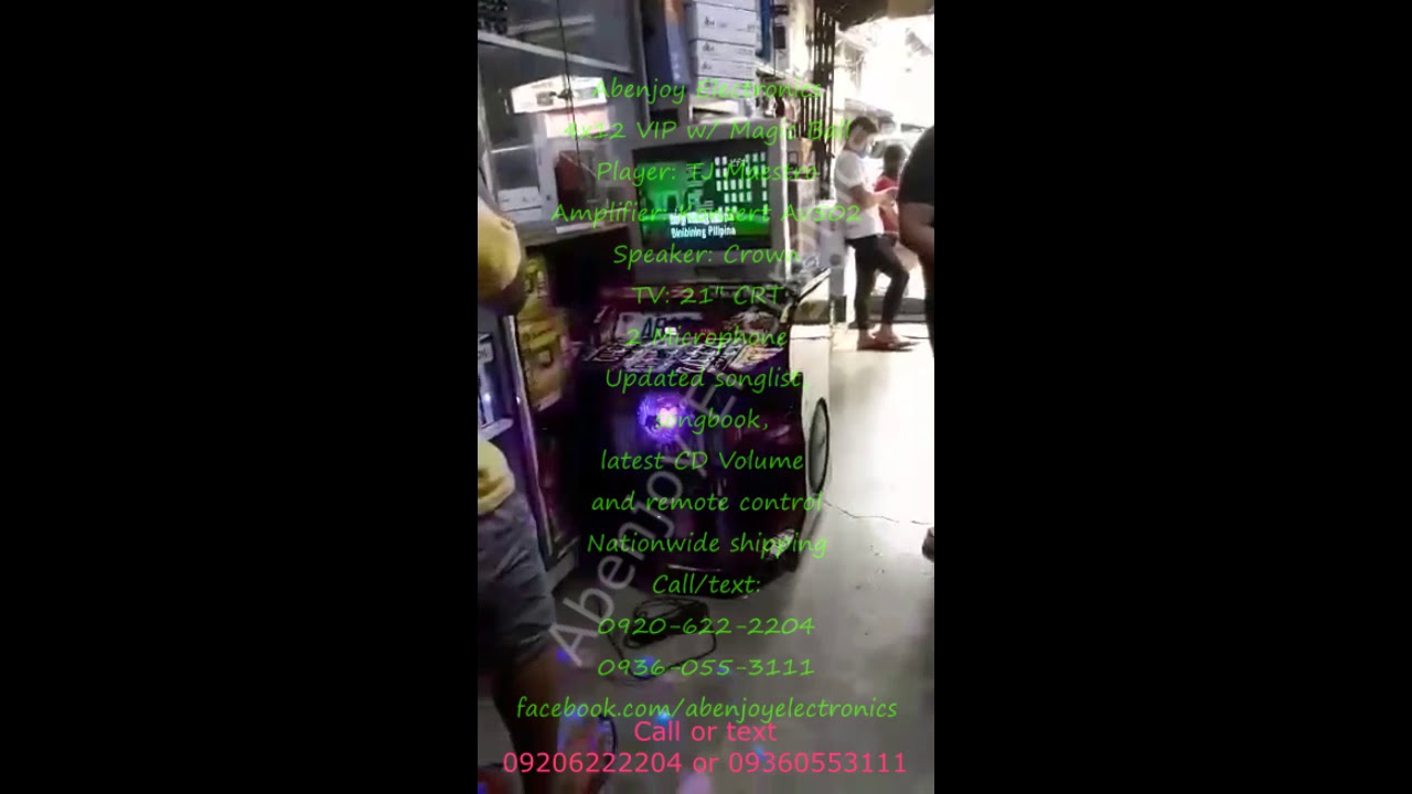Videoke set - 4x12 with Magic Ball (TJ Maestro)