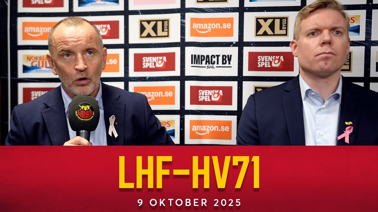 Presskonferens | Luleå Hockey - HV71 | 2025-10-09