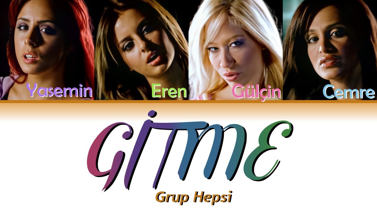 Grup Hepsi - Gitme (Renk Kodlu Şarkı Sözü)