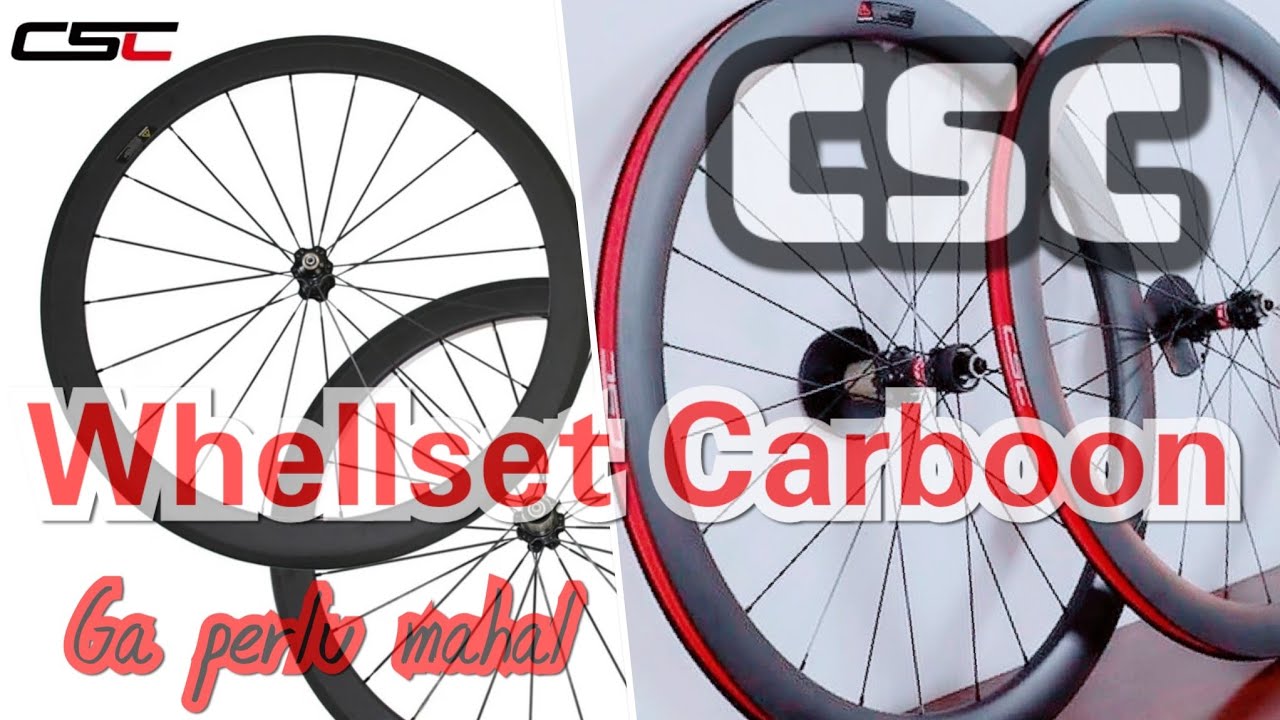 Wheelset Carboon CSC Hub Novatec Review dan Unboxing || Rims Carboon 38mm ||