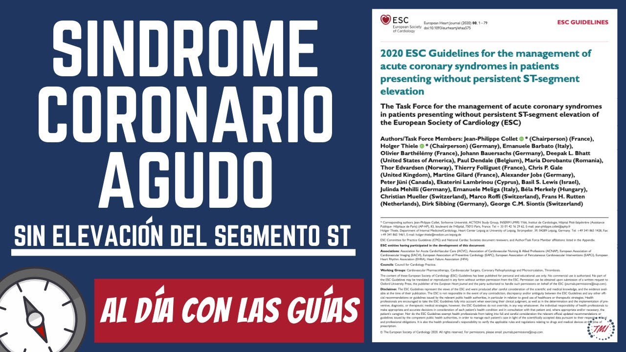 Guía NSTEMI-ACS ESC 2020 #AlDíaConLasGuías