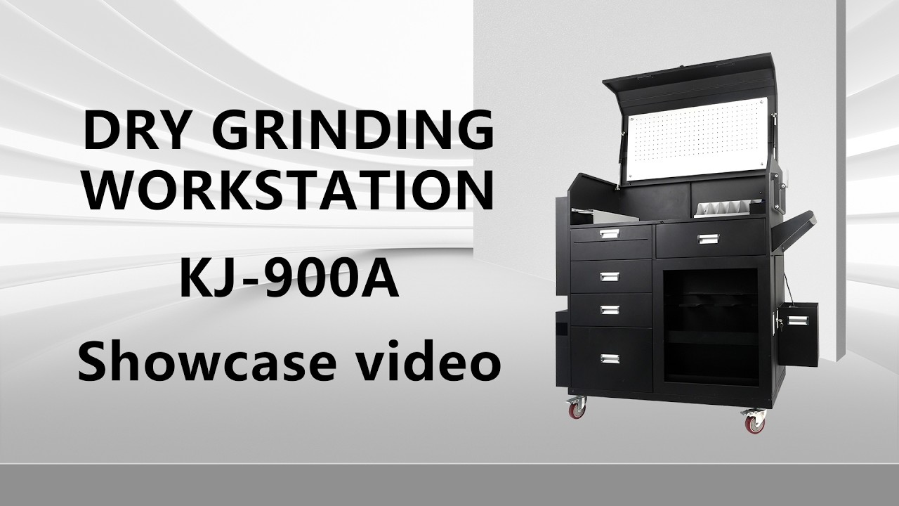 Dry grinding workstation KJ-900A Showcase video