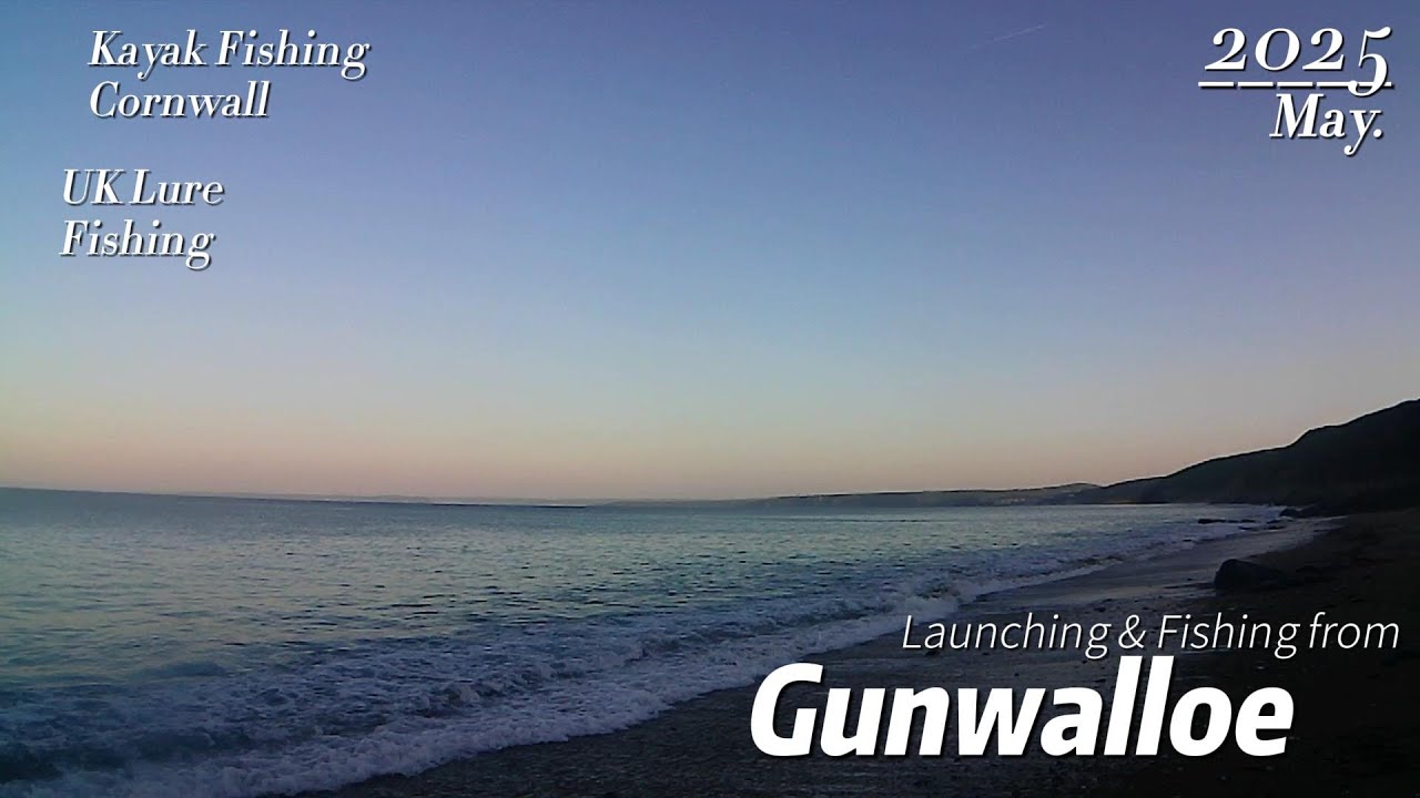 Kayak Fishing at Gunwalloe fishing cove - Cornwall
