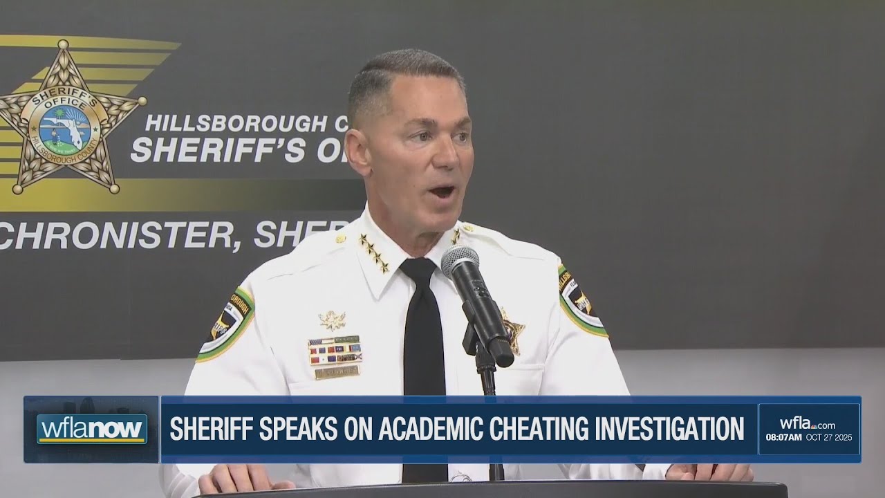 Sheriff Chronister addresses investigation involving academic cheating within HCSO