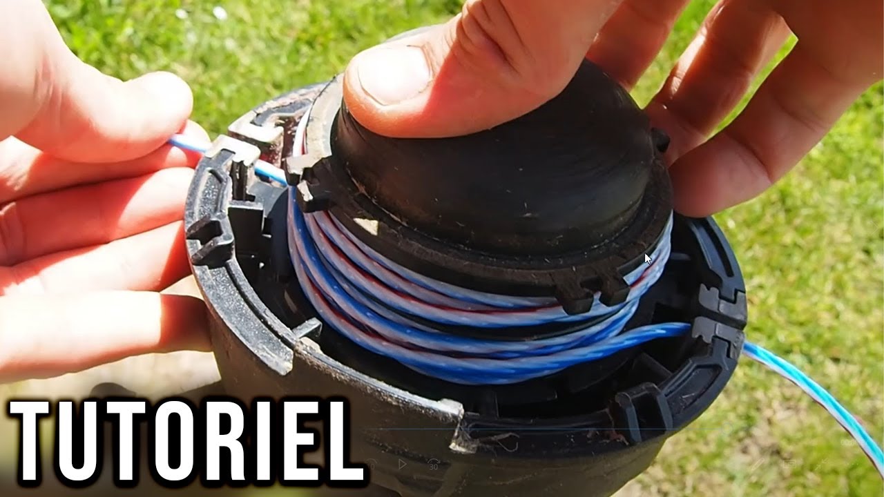 Comment changer le fil de coupe de sa débrousailleuse ? Tutoriel