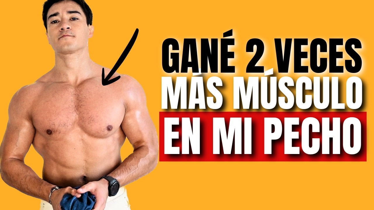 Mi rutina de PECHO y ESPALDA para FORZAR el crecimiento muscular.