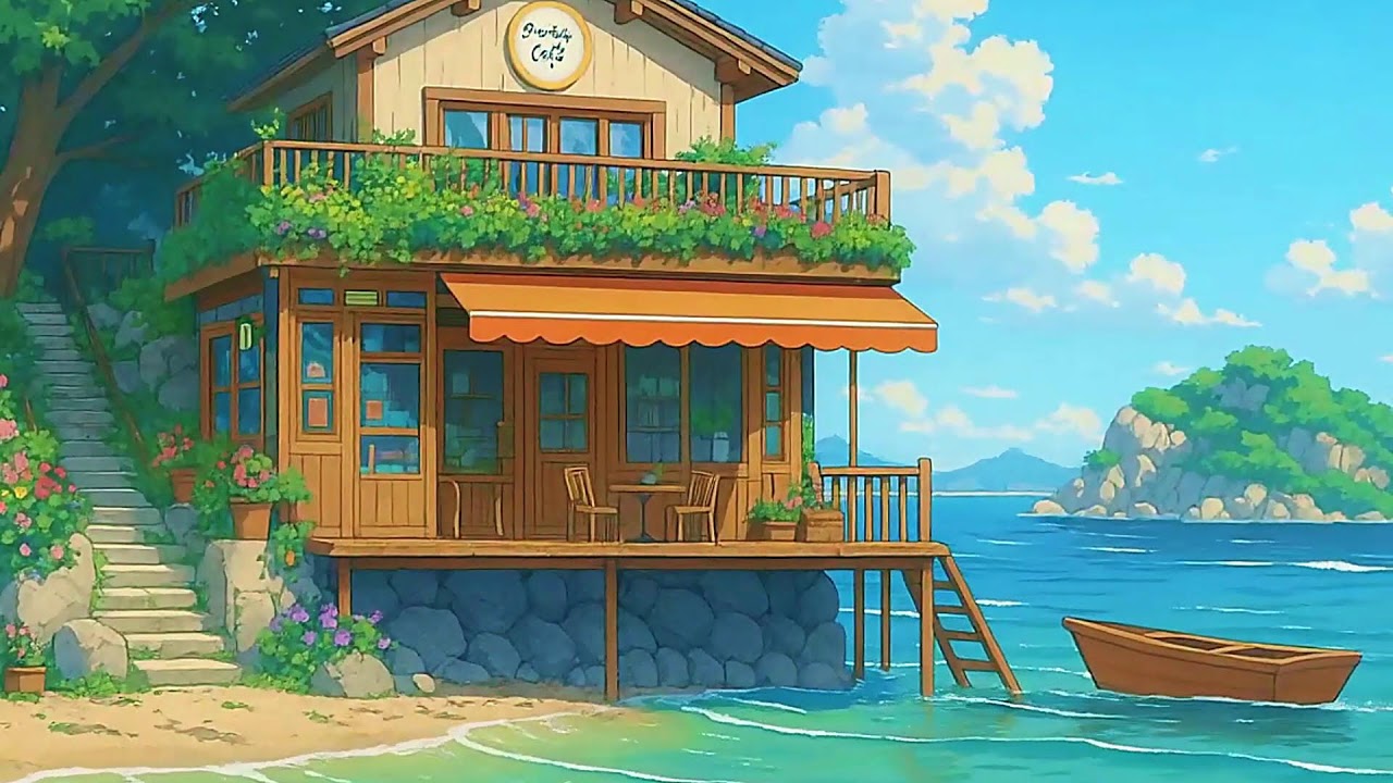 Summer the Sea ☀️ Peaceful Lofi for Coastal Chill Days 🌊 Lofi Hip Hop to Focus/Relax/Feel Good