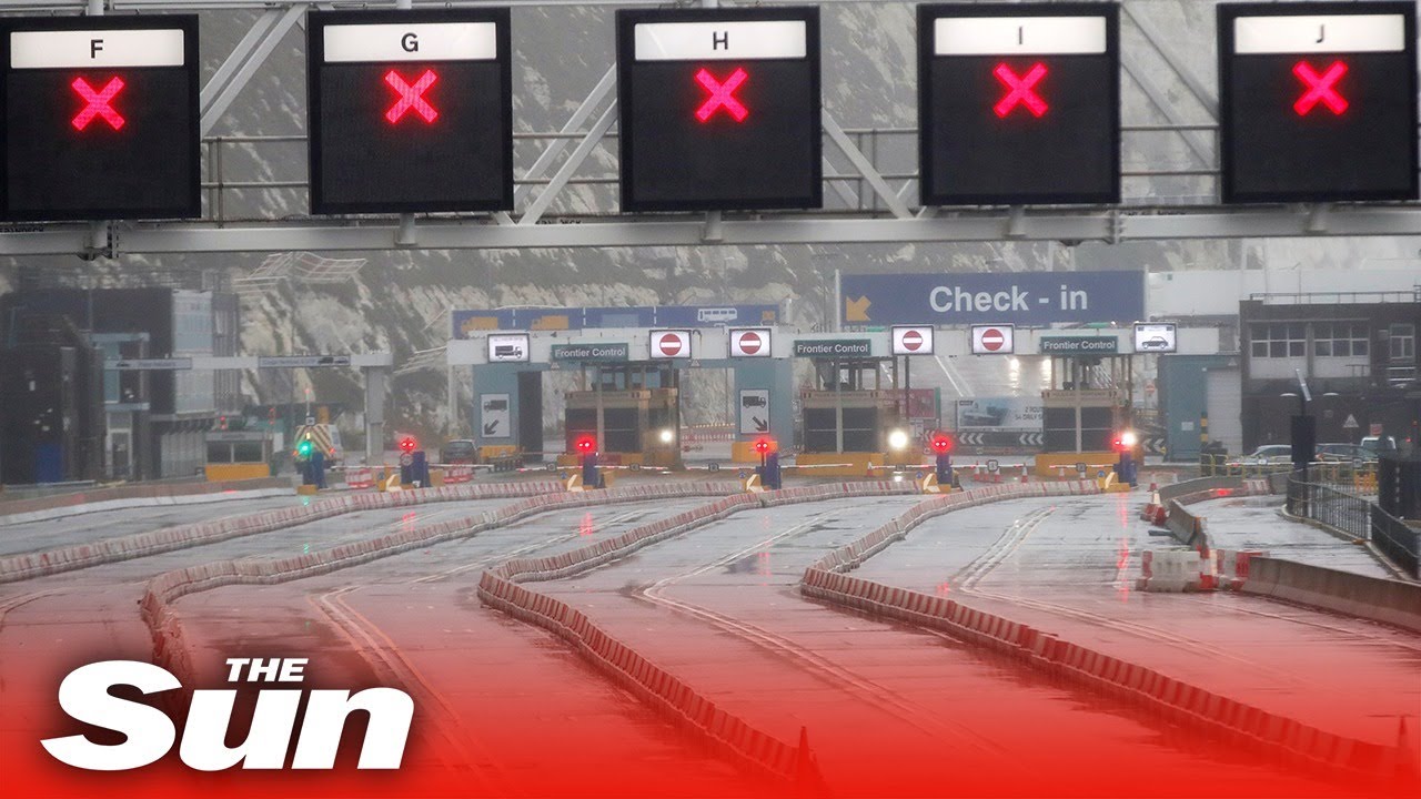 Coronavirus: Live from Dover as France set to lift UK lorry ban