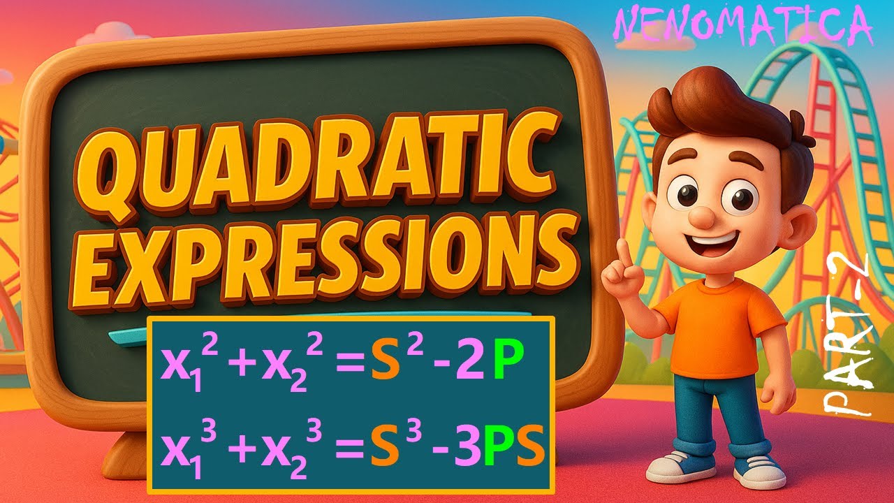 Quadratic Expressions 10-2: Symmetric Expressions in the Roots of a Quadratic | NENOMATICA