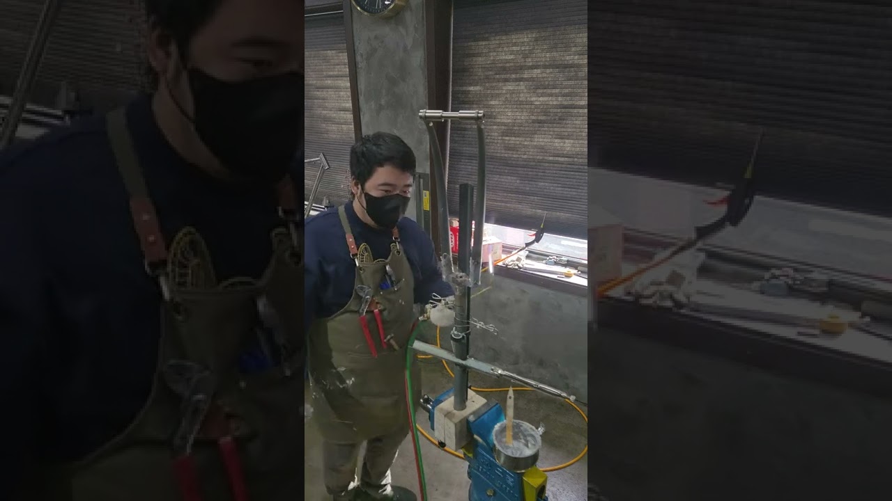 간조미 자전거 제작소 Vlog - 프론트 포크 본용접