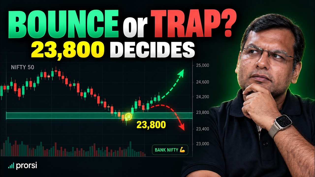 Nifty Prediction: 23,800 Decides &mdash; Buyers Back or Bear Trap?