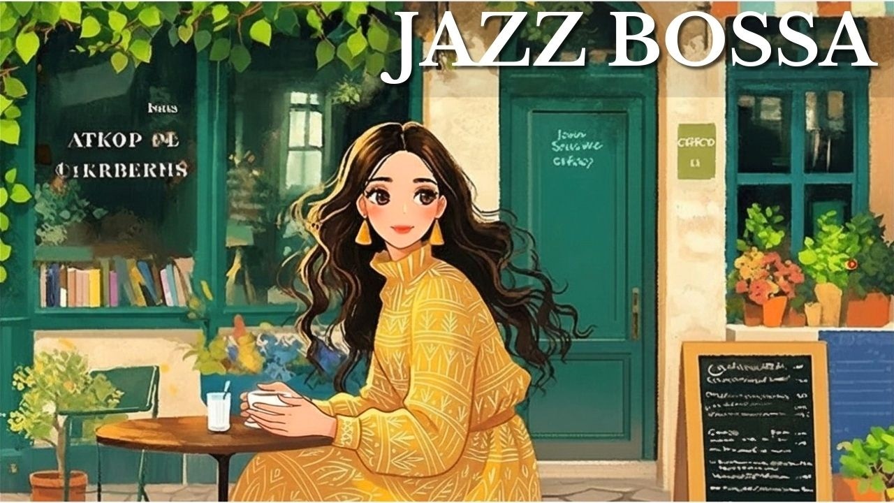 Spring Café Afternoon ☕ Soft Jazz Bossa for Relaxing & Study