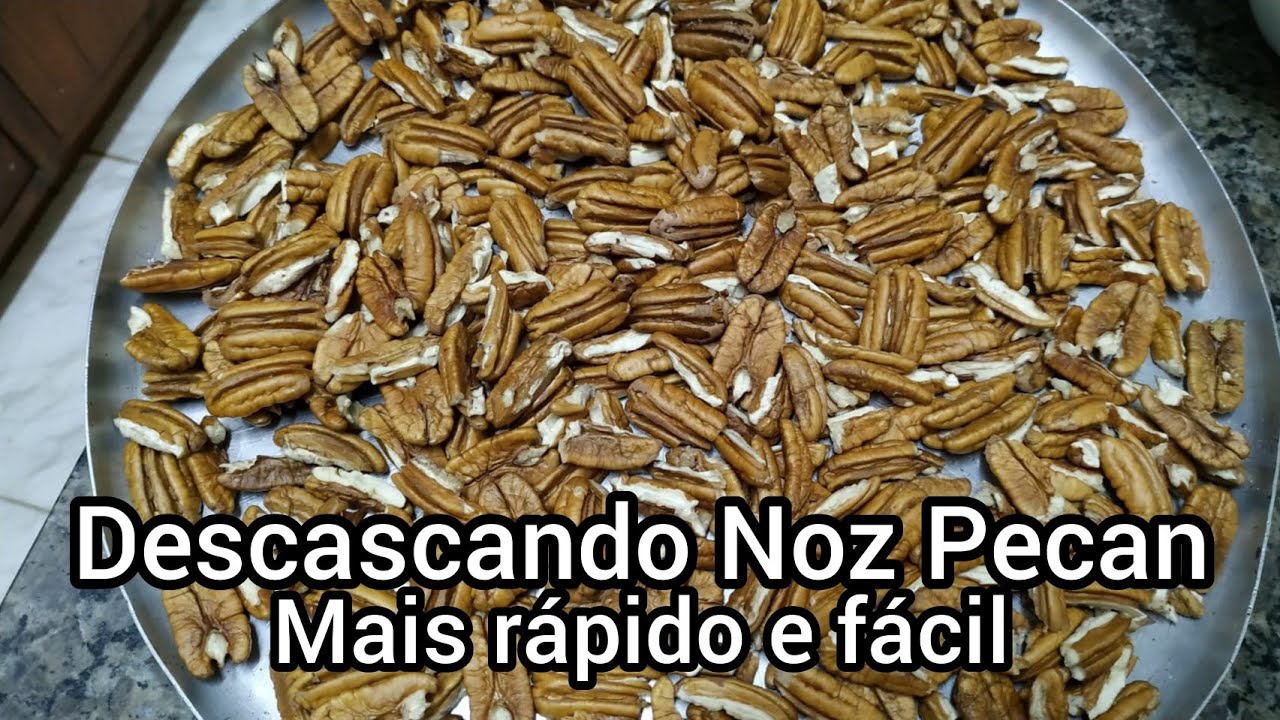 Como descascar Noz Pecan, isso facilitou muito minha vida! 