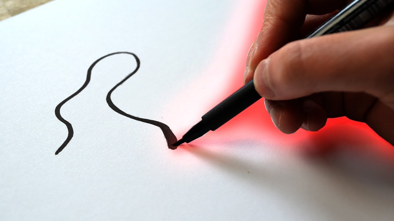 1 LINE ART CHALLENGE (one line for 3 hours) | Nimauke