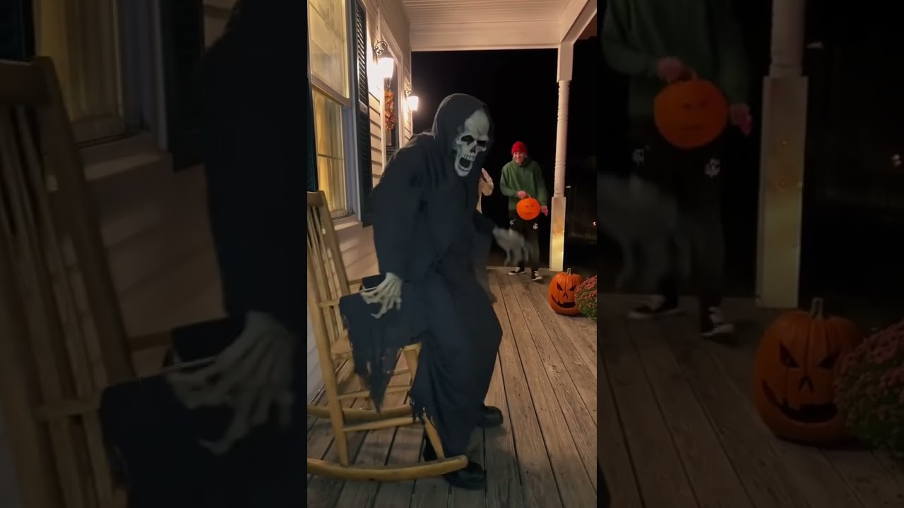 Halloween Prop Comes Alive 😱🎃 | Funniest Porch Scare Ever