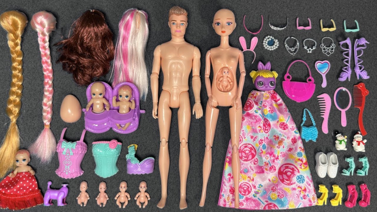 11 Minutes Satisfying with Unboxing Barbie Family Playset, Cute Doll Toys ASMR | Review Toys 