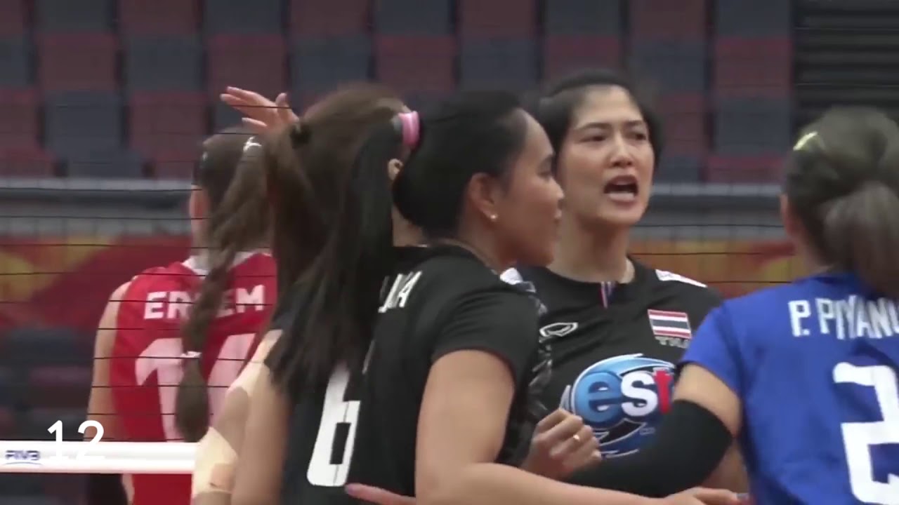 Top 20 Attack Without Block - 20 ลูกตบไร้บล็อก | Thailand | WCH 2018